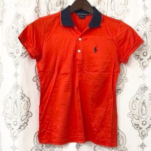 Ralph Lauren Golf orange color shirt  size xsmall